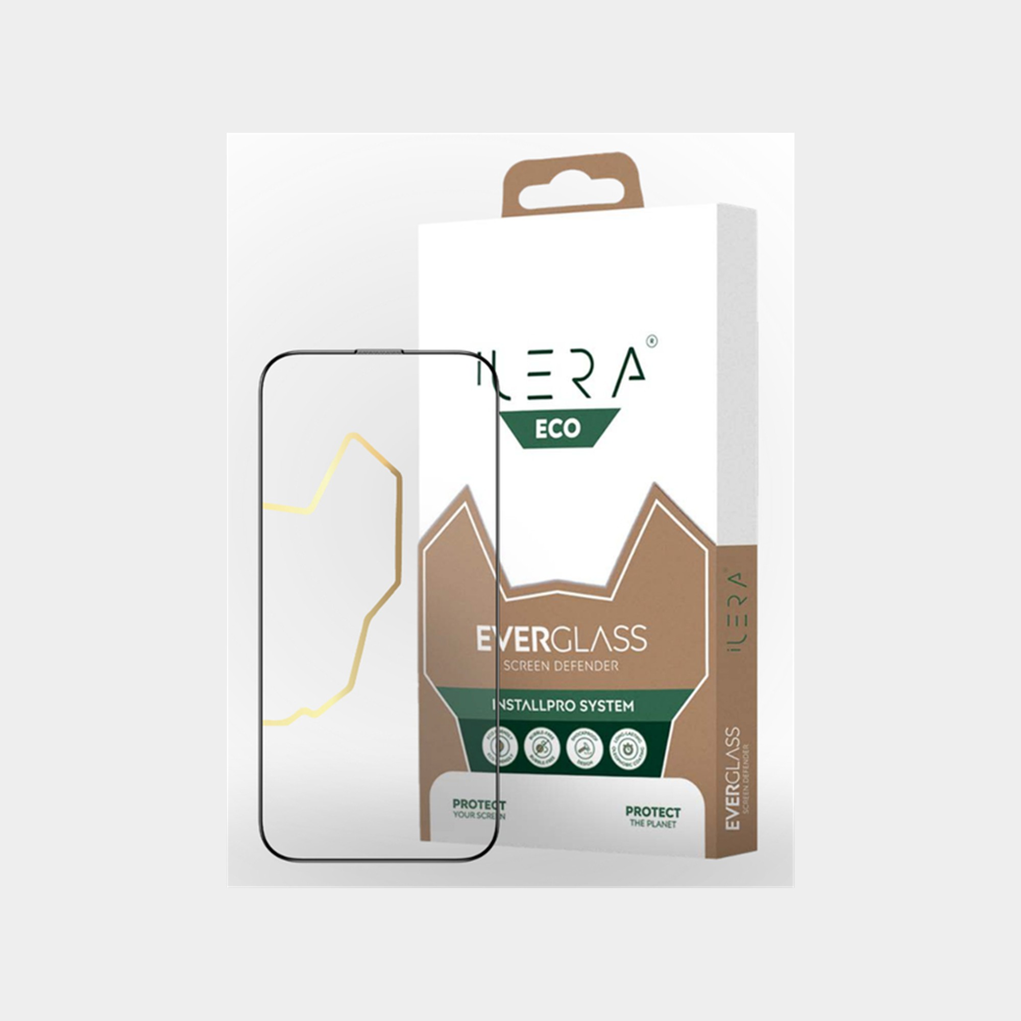 Захисне скло iLera ™ ECO EverGlass for iPhone 17 Pro Black